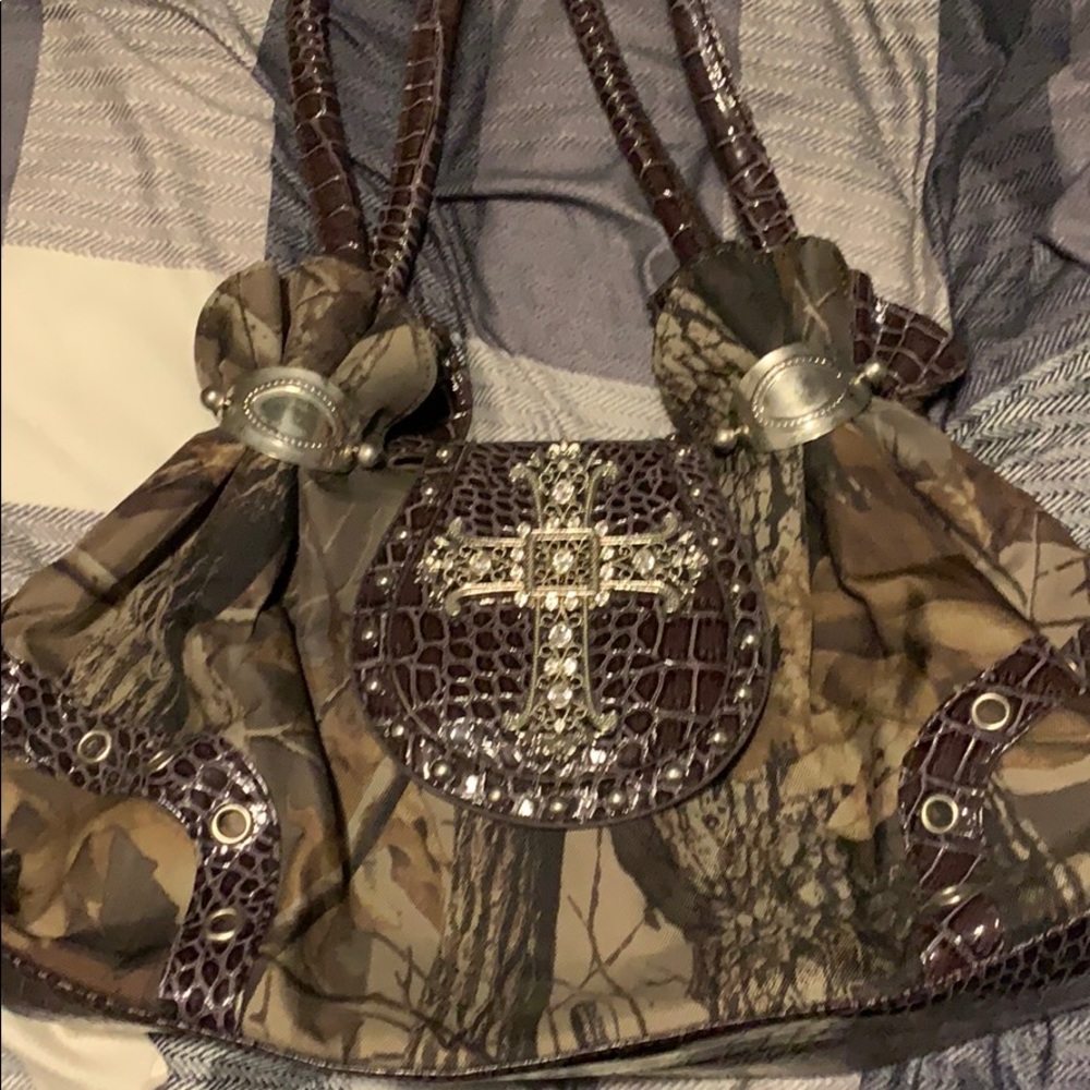 Camo purse